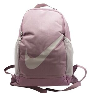 Nike Elemental Backpack Unisex Mauve Pink Excellent Swoosh Logo Sport Bag